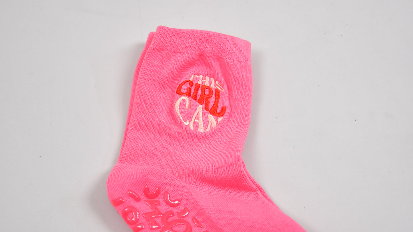 This Girl Can Crew Socks