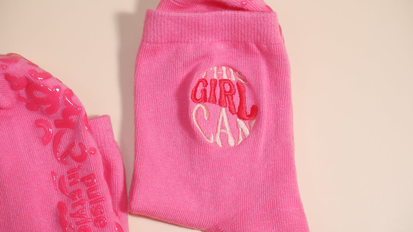 This Girl Can Crew Socks